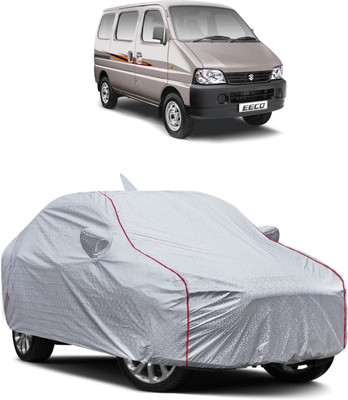 WRAPSTRIC Car Cover For Maruti Suzuki Eeco (With Mirror Pockets)(Silver)