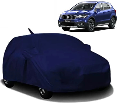 Swarish Car Cover For Maruti Suzuki S-Cross (With Mirror Pockets)(Blue)