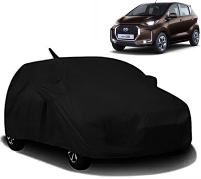 AXLOZ Car Cover For Datsun redi-GO (With Mirror Pockets)(Black)