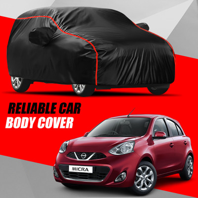 KULTEX Car Cover For Nissan Micra (With Mirror Pockets)(Multicolor)