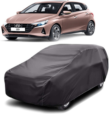 Proractive Car Cover For Hyundai Elite i20 (Without Mirror Pockets)(Grey)