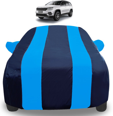 Amanzo Car Cover For Volkswagen Jetta (With Mirror Pockets)(Blue)