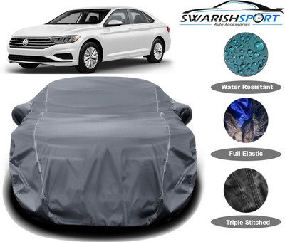 Swarish Car Cover For Volkswagen Jetta (With Mirror Pockets)(Grey)