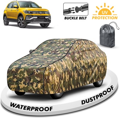 FABTEC Car Cover For Volkswagen Taigun (With Mirror Pockets)(Multicolor, For 2021, 2022, 2023 Models)