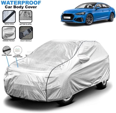 Grizzly Car Cover For Audi RS5, RS5 Coupe, RS5 Coupe Petrol (With Mirror Pockets)(Silver, Black, For 2011, 2012, 2013, 2014, 2015, 2016, 2017, 2018, 2019, 2020, 2021, 2022, 2023, 2024 Models)