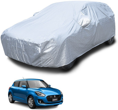 Euro Care Car Cover For Maruti Swift (With Mirror Pockets)(Silver)