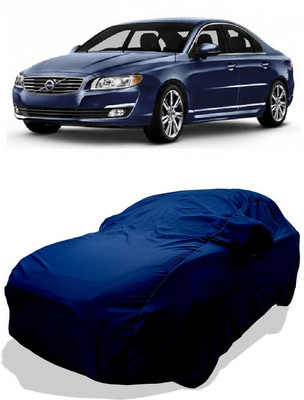 Coxtor Car Cover For Volvo S80 D4 (With Mirror Pockets)(Blue)