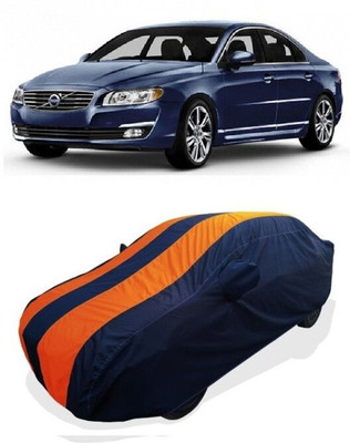 QLAX Car Cover For Maruti S80 D4 (With Mirror Pockets)(Orange)