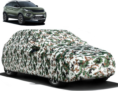 Autofy Car Cover For Tata Nexon (With Mirror Pockets)(Green)