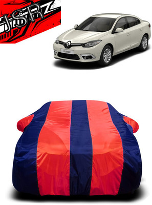 J S R Car Cover For Renault Fluence (With Mirror Pockets)(Red, Blue)