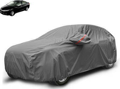 Caronix Car Cover For Honda City i-Vtec (With Mirror Pockets)(Grey)
