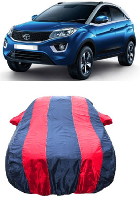 Wegather Car Cover For Tata Nexon 1.2 Revotron XZA Plus (With Mirror Pockets)(Red)