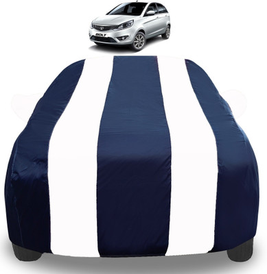 Auto Hub Car Cover For Tata Bolt (With Mirror Pockets)(White)