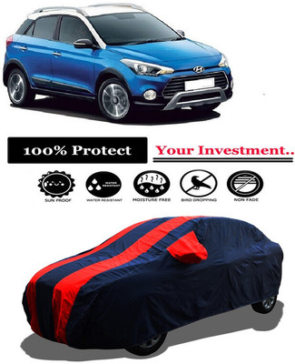 Amexride Car Cover For Hyundai i20 Active 1.4 S (With Mirror Pockets)(Red)