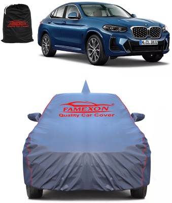 FAMEXON Car Cover For BMW X4 (With Mirror Pockets)(Grey)