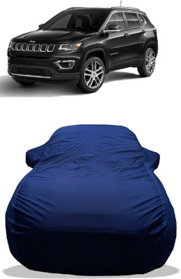 Wegather Car Cover For Jeep Compass 2.0 Limited 4X4 Diesel (With Mirror Pockets)(Blue)