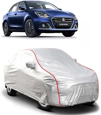 CARNEST Car Cover For Maruti Suzuki Dzire (With Mirror Pockets)(Silver, For 2024 Models)