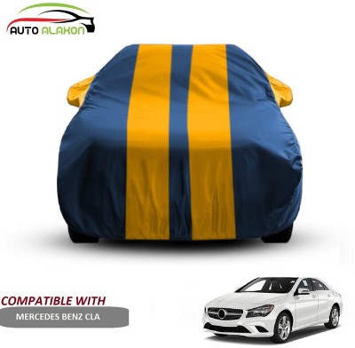 AUTO ALAXON Car Cover For Mercedes Benz CLA (With Mirror Pockets)(Blue, Yellow)
