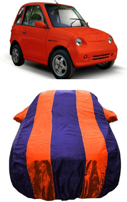 Wegather Car Cover For Mahindra Reva i (With Mirror Pockets)(Orange)