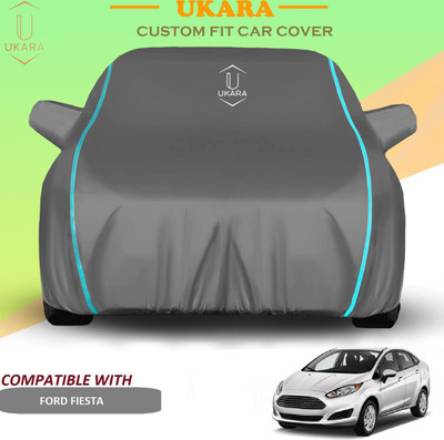 Ukara Car Cover For Ford Fiesta (With Mirror Pockets)(Grey)