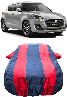 Wegather Car Cover For Maruti Suzuki Swift AMT VXI (With Mirror Pockets)(Red)