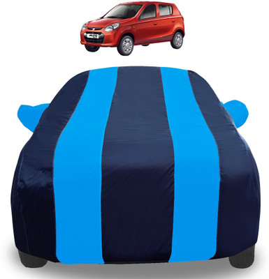 Auto Hub Car Cover For Maruti Suzuki Alto 800 (With Mirror Pockets)(Blue)
