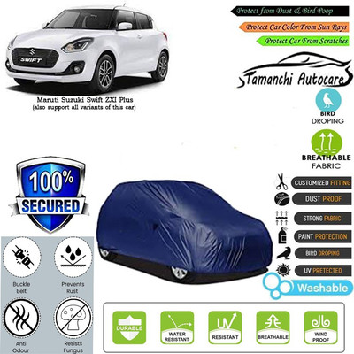 Tamanchi Autocare Car Cover For Maruti Suzuki Swift ZXI Plus(Blue)