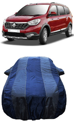 Wegather Car Cover For Renault Lodgy 85PS RxE 7 Seater Diesel (With Mirror Pockets)(Grey, Blue)