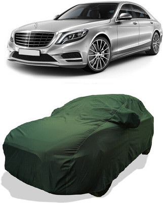 Coxtor Car Cover For Mercedes Benz S-Class S400 (With Mirror Pockets)(Green)