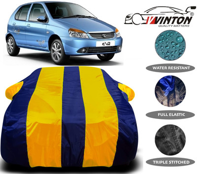 V VINTON Car Cover For Tata Indica V2 (With Mirror Pockets)(Multicolor)