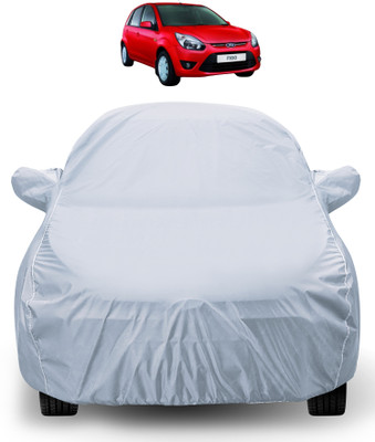 Auto Hub Car Cover For Ford Figo (With Mirror Pockets)(Silver)