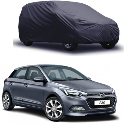 ROYAL AUTO MART Car Cover For Hyundai i20 (Without Mirror Pockets)(Grey)