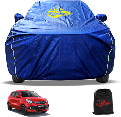 GARRREGE Car Cover For Maruti Suzuki Celerio (With Mirror Pockets)(Blue)