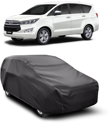 SXAWG Car Cover For Toyota Innova Crysta (Without Mirror Pockets)(Grey)