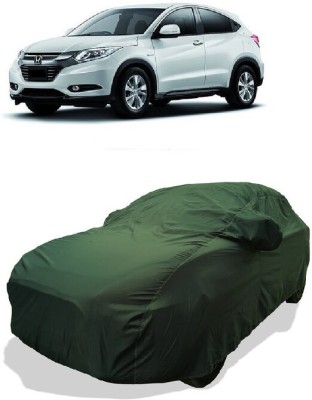 Coxtor Car Cover For Honda Vezel (With Mirror Pockets)(Green)