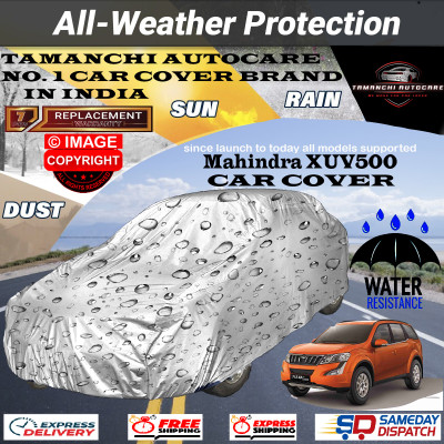 Tamanchi Autocare Car Cover For Mahindra XUV 500(Silver)