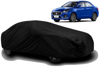 XOCAVO Car Cover For Maruti Suzuki Swift Dzire (With Mirror Pockets)(Black)