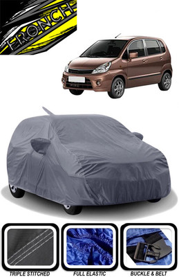 FRONCH Car Cover For Maruti Suzuki Zen Estilo (With Mirror Pockets)(Grey)