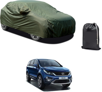 PAGORA Car Cover For Tata Hexa (With Mirror Pockets)(Green)