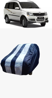 ATBROTHERS Car Cover For Mahindra Xylo (Without Mirror Pockets)(White, Blue)