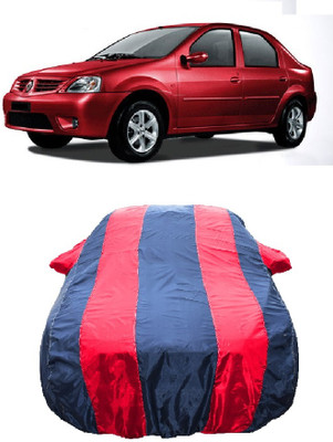 Wegather Car Cover For Renault Logan 1.5 DLS ABS (With Mirror Pockets)(Red)