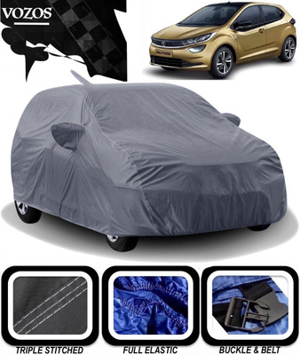 VOZOS Car Cover For Tata Altroz (With Mirror Pockets)(Grey)