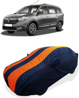 Coxtor Car Cover For Renault Lodgy 85PS RxE Diesel (With Mirror Pockets)(Orange)
