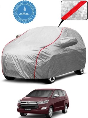 AUTOCAD Car Cover For Toyota Innova Crysta (With Mirror Pockets)(Silver)