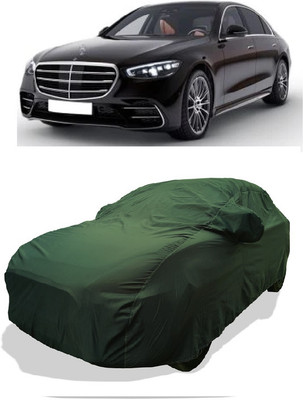 Coxtor Car Cover For Mercedes Benz S-Class S 350 d Diesel (With Mirror Pockets)(Green)