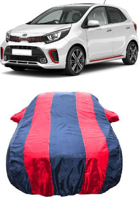 Wegather Car Cover For Kia Picanto (With Mirror Pockets)(Red)