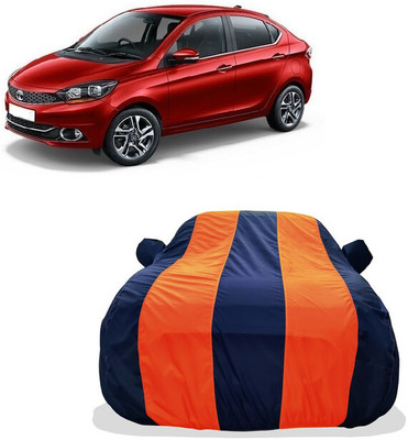 Tricway Car Cover For Tata Tigor 1.2 Revotron XT (With Mirror Pockets)(Orange)