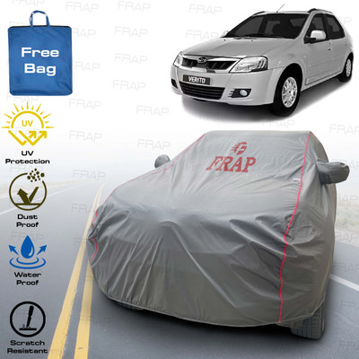 Frap Car Cover For Mahindra Verito, Verito Vibe, e-Verito, Verito 1.5 D2, Verito 1.5 Executive edition (With Mirror Pockets)(Grey, Red)