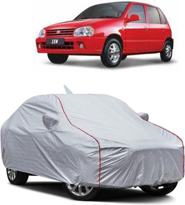 JBR Car Cover For Maruti Suzuki Zen (With Mirror Pockets)(Silver)