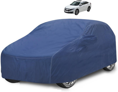 Caronix Car Cover For Honda Civic (With Mirror Pockets)(Blue)